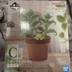 一番くじ 爬虫類＆両生類 C賞 ニホンアマガエルと観葉植物アクセサリー