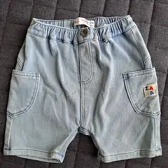 美品 ZARABABY デニムショートパンツ