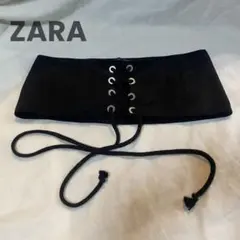 ZARA ザラ M レースアップ コルセット ビスチェ