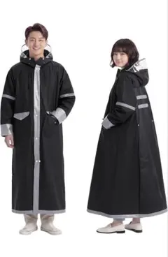 新品⭐️２４時間以内配送⭐️レインコート自転車撥水レインコート リュック対応 カッパ