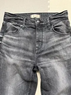 ヤヌーク スリムテーパードデニム Ruth 24 グレー ストレッチ