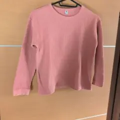 UNIQLO ワッフル生地 長袖Tシャツ 130
