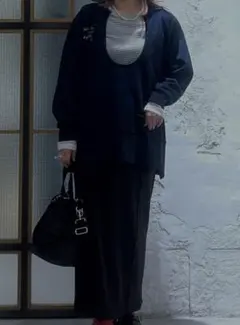 ネイビートップス マタニティーでも着られる 美品