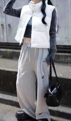 パディングショートベスト　　　　　　【美品】