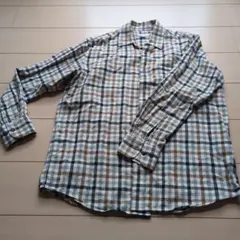 element of SIMPLE LIFE チェック柄長袖シャツ L