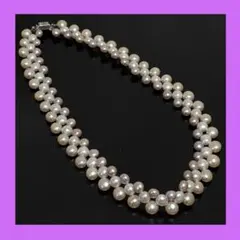 真珠 ネックレス ホワイト ピンク パールネックレス フォーマル カジュアル