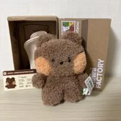 LINE FRIENDS minini bnini ぬいぐるみ ブラウン