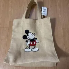 ディズニーストアミッキーマウス ジュートバッグ