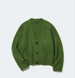 ユニクロ スフレヤーンショートカーディガン