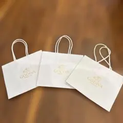 GODIVA ショップ袋 3枚セット ホワイト