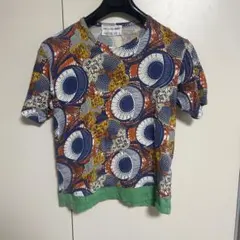 tricot COMME des GARÇONS 花柄切替 ボーダーTシャツ - メルカリ