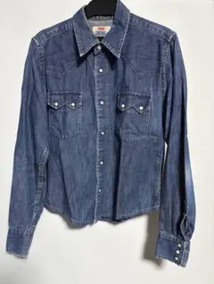 Levi's レディース デニムウエスタンシャツ 長袖