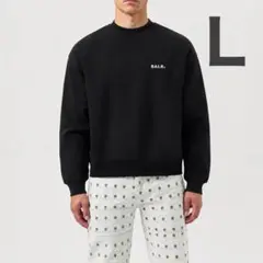 BALR. メンズ スウェットトレーナー 黒 L 綿100% 定価49,500円のサムネイル