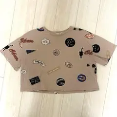 Bershka パッチワークプリント Tシャツ Lのサムネイル