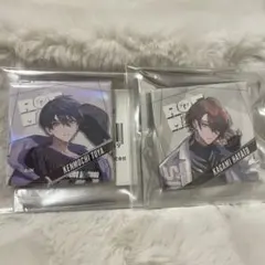 【未使用】剣持刀也 加賀美ハヤト スクエア缶バッジ