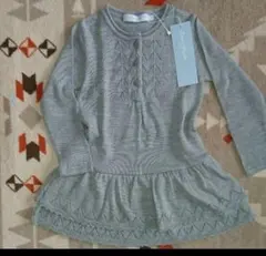 タルティーヌエショコラ　ウール混　ワンピース