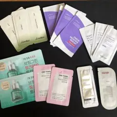 韓国コスメのスキンケアサンプル15点セット