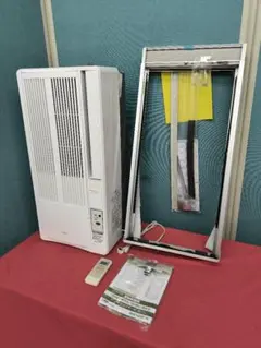コイズミ【〜6畳】ウインドルームエアコン窓枠付き2019年製KAW-1992