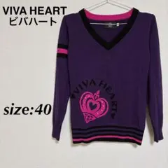 VIVA HEART ビバハート ゴルフウェア ゴルフニット セーター