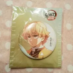 劇場版 鬼滅の刃 無限城編 描き下ろしイラスト75mm 飾れる缶バッジ 我妻善逸