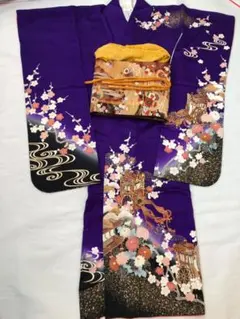 振袖 正絹 アンティーク セット