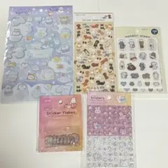 アニマルシール 5点