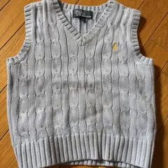 POLO RALPH LAUREN ケーブルニット ベスト 90cm