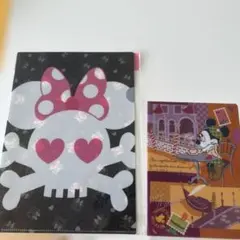 レア商品　Disney ミニー クリアファイル 2枚セット