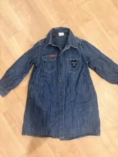 BREEZE デニム長袖ワンピース 120