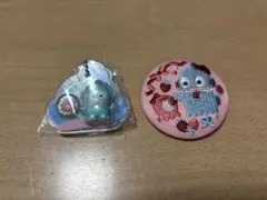 あ*や様 サンリオパッケージチャーム　刺繍缶バッチ　ハンギョドン