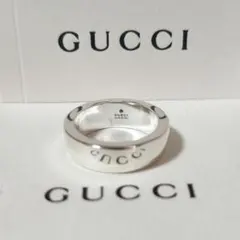 美品 GUCCI グッチ ハート リング ラブ グッチロゴ 指輪 9号 - メルカリ