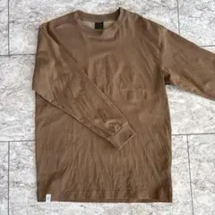 ブラウン 長袖Tシャツ Sサイズのサムネイル