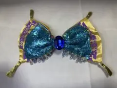 香港ディズニー カチューシャカスタム 取り付け アラジン ジャスミン リボン