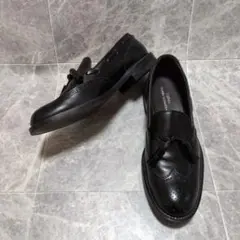 【未使用級】 リーガル　 タッセルローファー 黒 26.5 ウィングチップ 本革