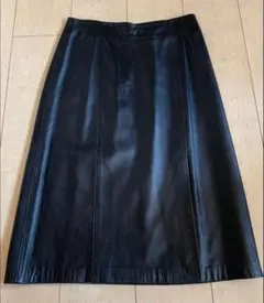 JAMES LAKELAND レザースカート 前スリット　ひざ丈 サイズ40