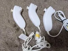 ３個　ニンテンドー　Wii ヌンチャク　Wiiリモコン　任天堂　RVL-004