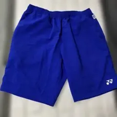 【美品】YONEX ハーフパンツ Ｌサイズ 青