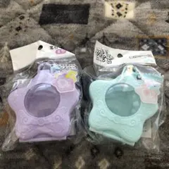 ぬい活　窓付ケース　星型　ファンシー　2色セット　セリア