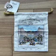 未使用★Tokyo Disneyland hotel 巾着