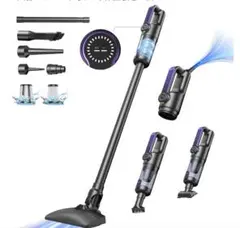 コードレス掃除機 超軽量 強力吸引 2WAY ハンディ スティック LEDライトのサムネイル