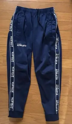 値下げ！【美品】ATHLETA ピステパンツ ネイビー　数回のみ使用レディースM