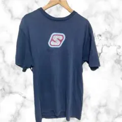 oasis Tシャツ ビンテージ 復刻 スリフティールック XL ネイビー