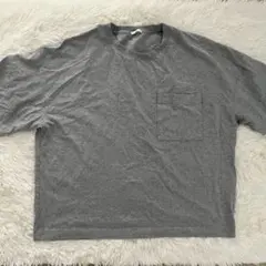 GU 半袖 メンズ Lサイズ グレー Tシャツ