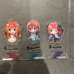 五等分の花嫁 中野二乃 中野三玖 中野五月 ミニアクリルスタンド