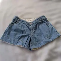 【ジルスチュアート】デニムショートパンツ　短パン　小さいサイズ　レース＆リボン