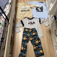 キッズ服 3点セット　パジャマ FILA 呪術廻戦