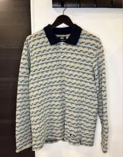 STUSSY DIAMOND PATTERN POLO