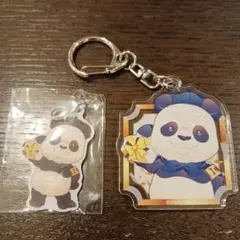 呪術廻戦 パンダ アクリルキーホルダー メタルチャーム