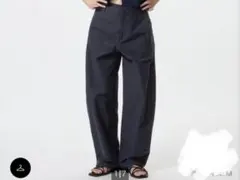 ユニクロ　バレルレッグパンツ