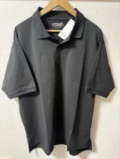 ［新品タグ付］B:MING by BEAMS メッシュポロシャツ　XL（BL）のサムネイル